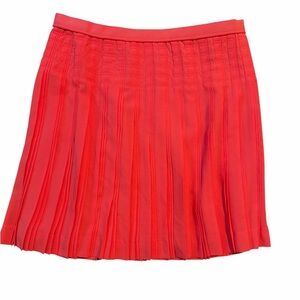 J. Crew pink pleated skirt sz 6